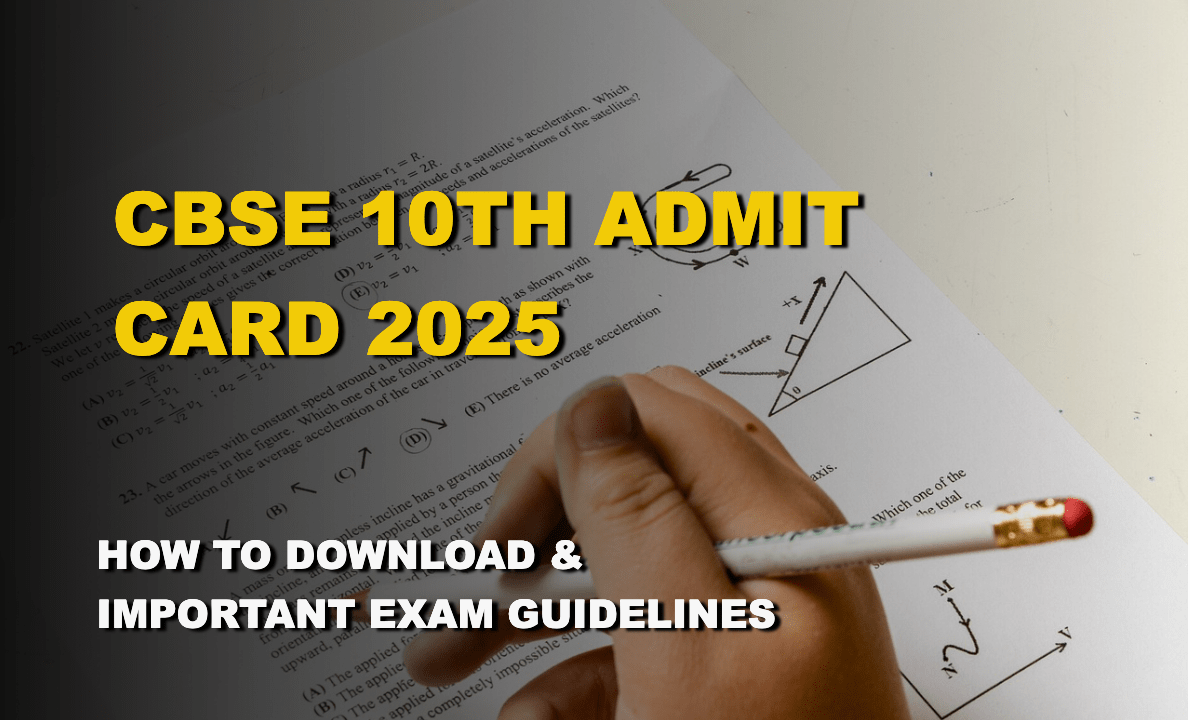 CBSE Hall Ticket 2025 for Class 10 Exam Details