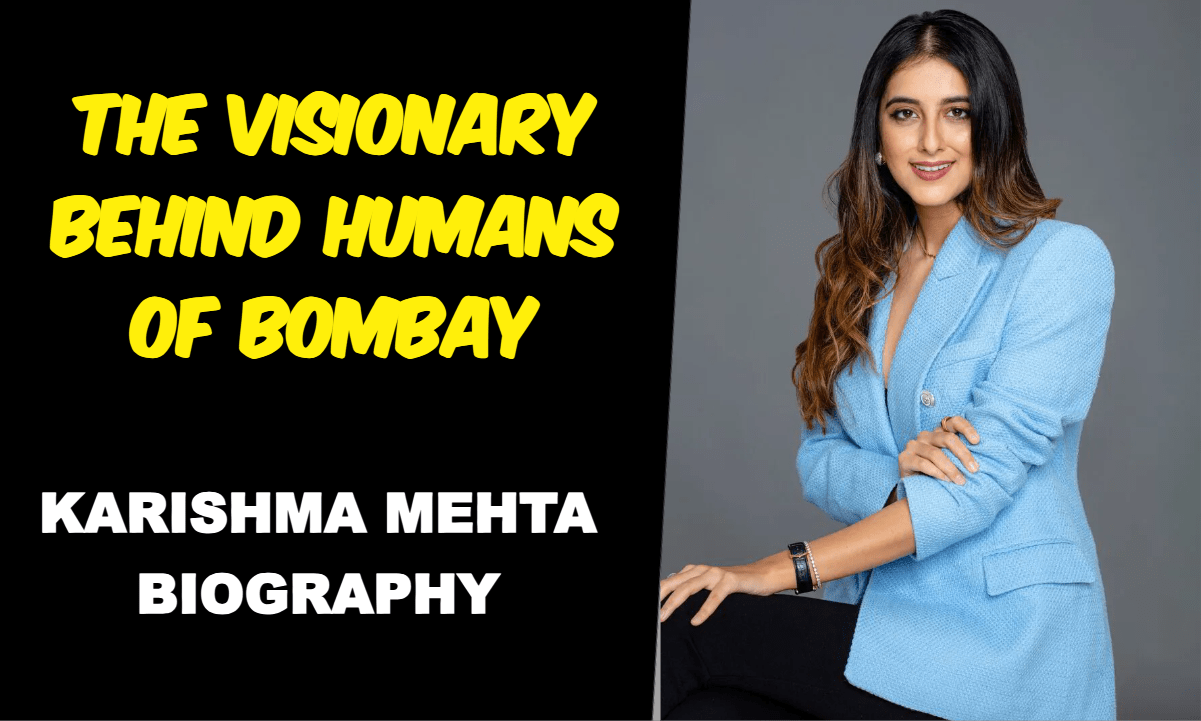 Karishma Mehta, Founder of Humans of Bombay, with a camera documenting stories