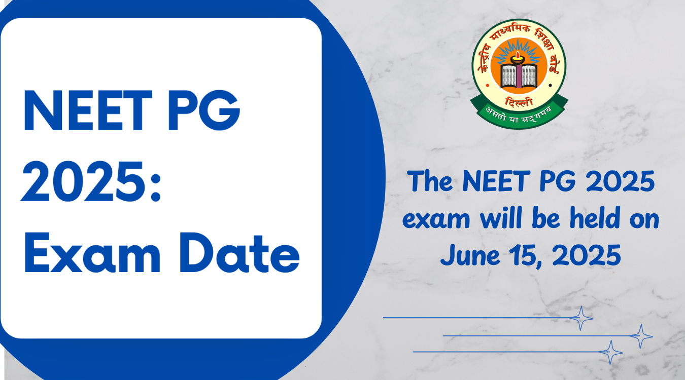 NEET PG 2025 exam date announcement